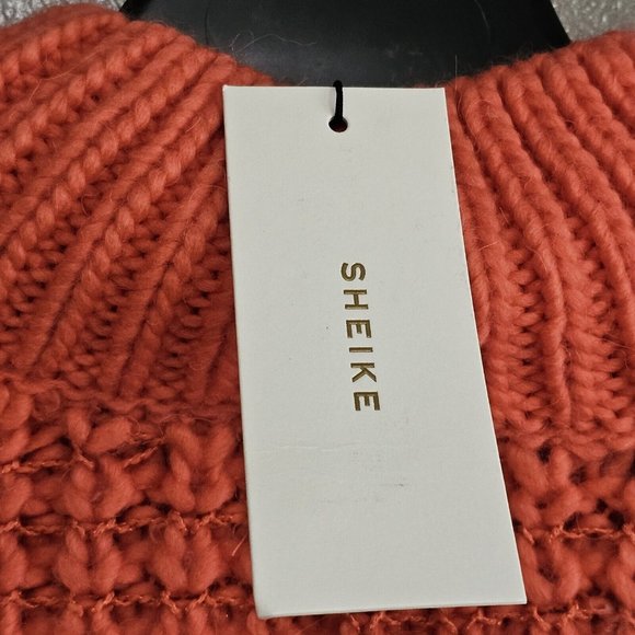 NEW SHEIKE Promises Knit Jumper Womens Size S Wool/Alpaca Watermelon $99.95 boxy - Picture 7 of 14